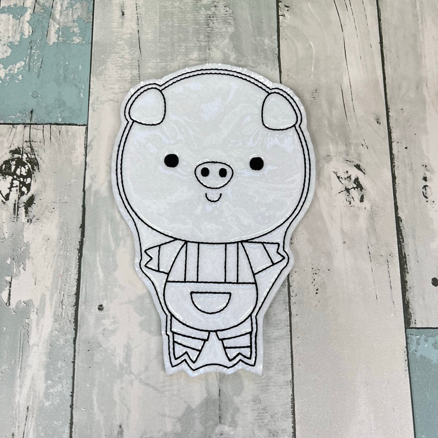 3 Little Pigs Colouring Dolls