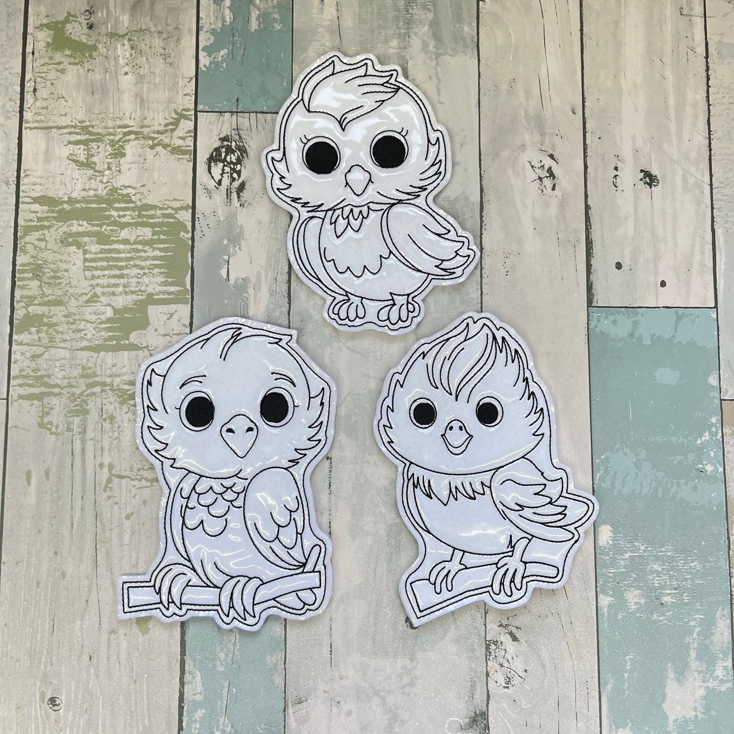 Birds Colouring Dolls