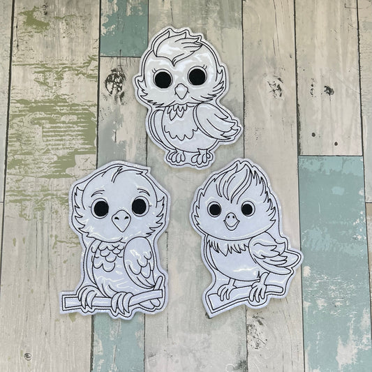 Birds Colouring Dolls