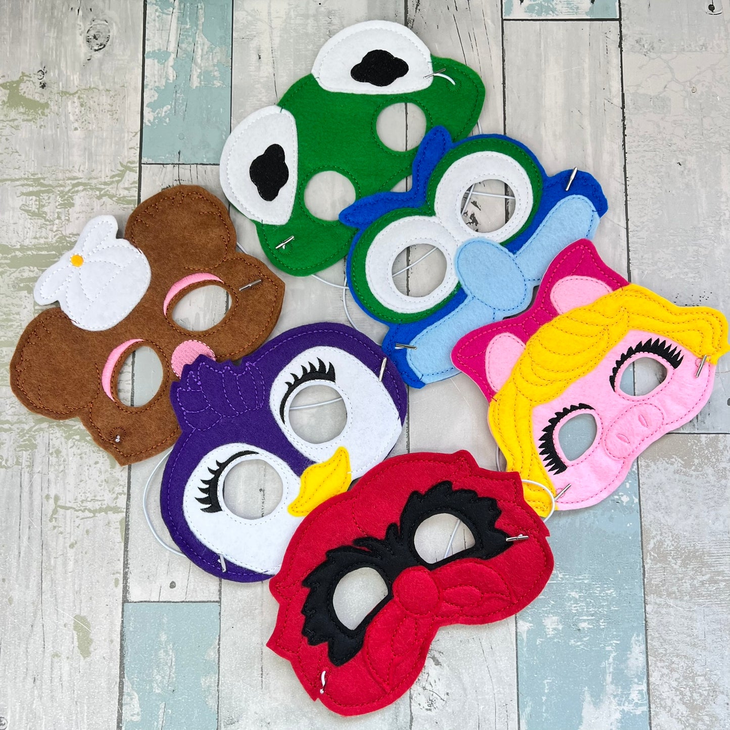 Cuddle Pals Felt Play Masks