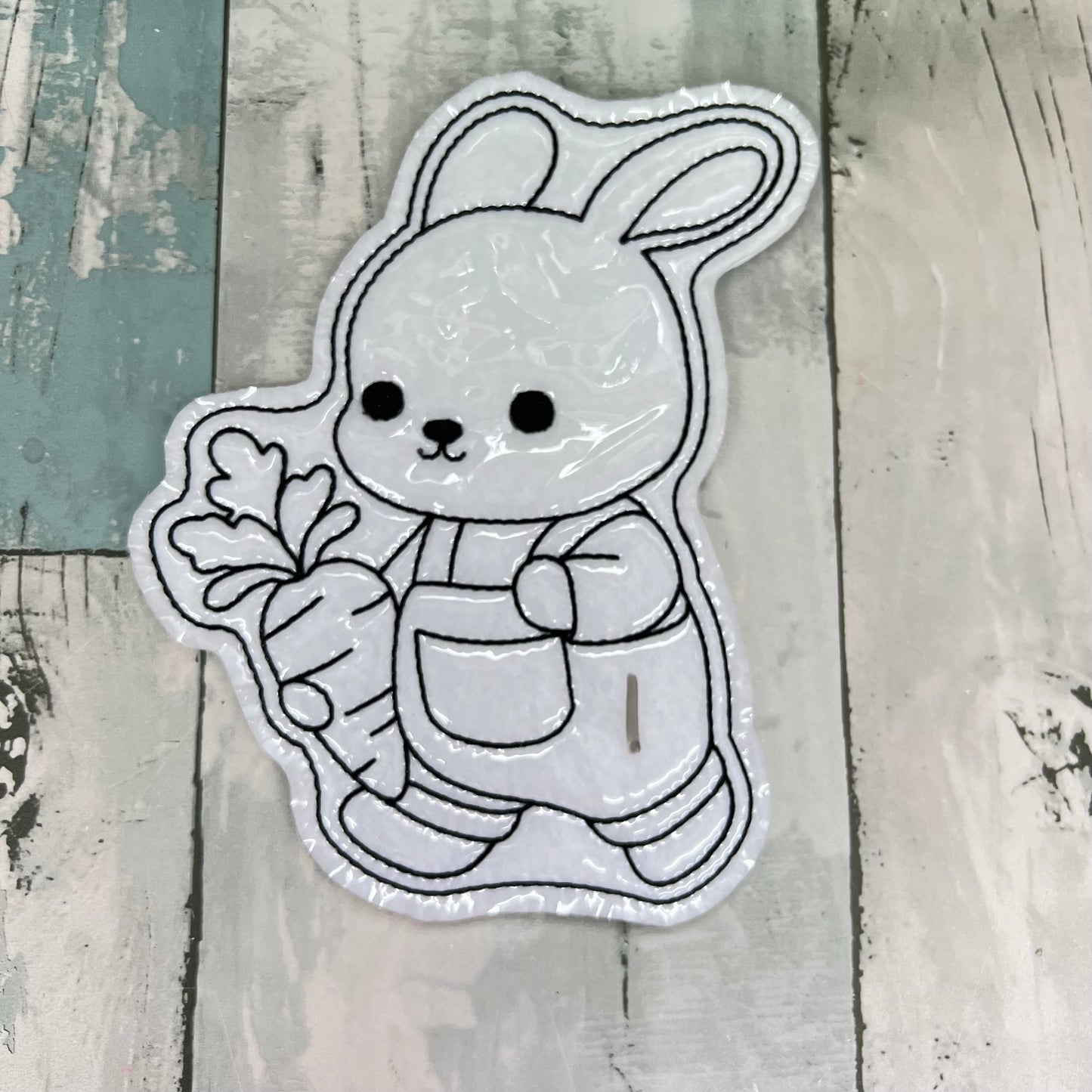 Bunny Carrot Trio Colouring Dolls