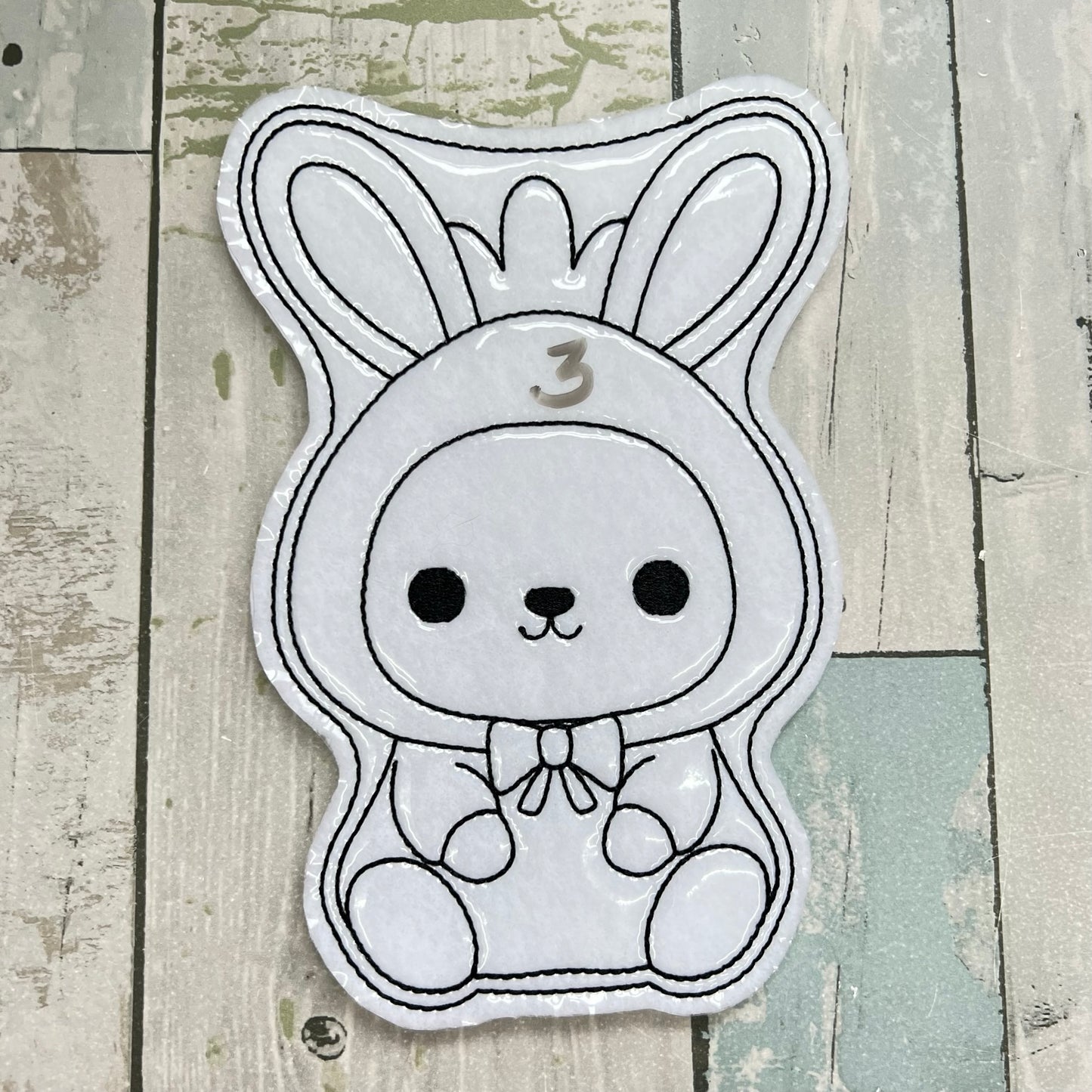 Bunny Carrot Trio Colouring Dolls
