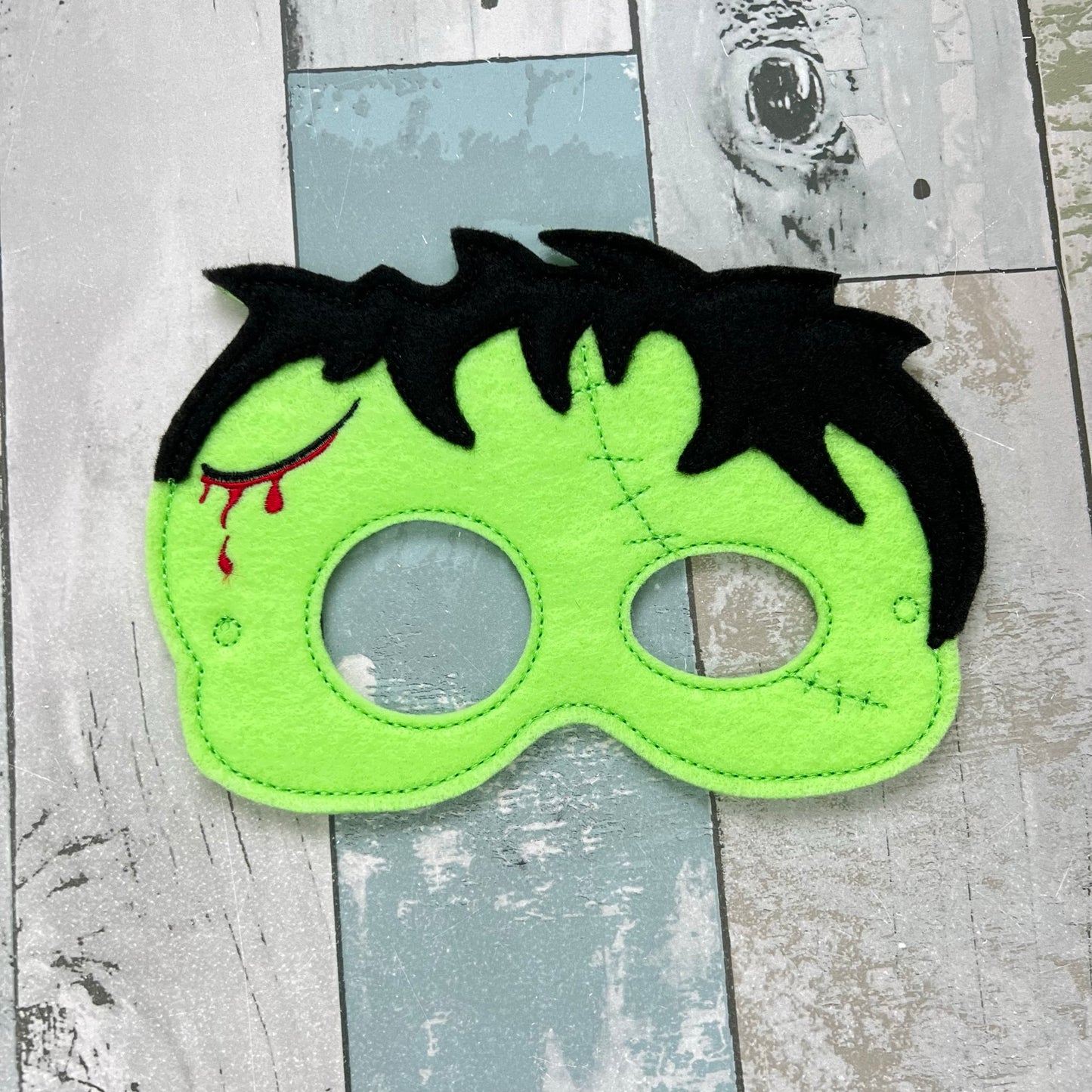 Zombie Felt Play Masks