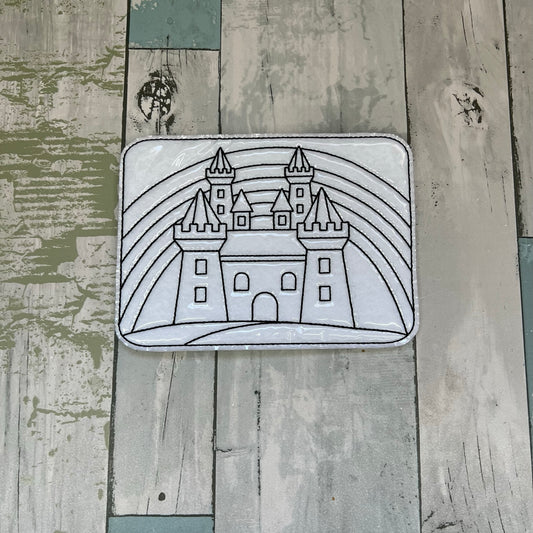 Castle Scene Colouring Doll