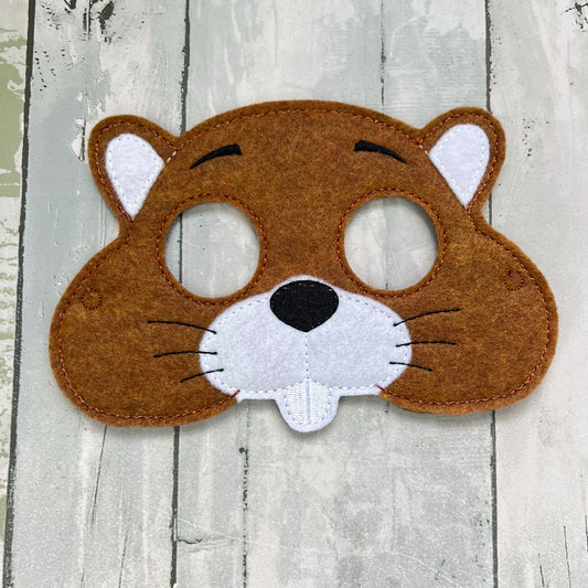 Beaver Felt Play Masks