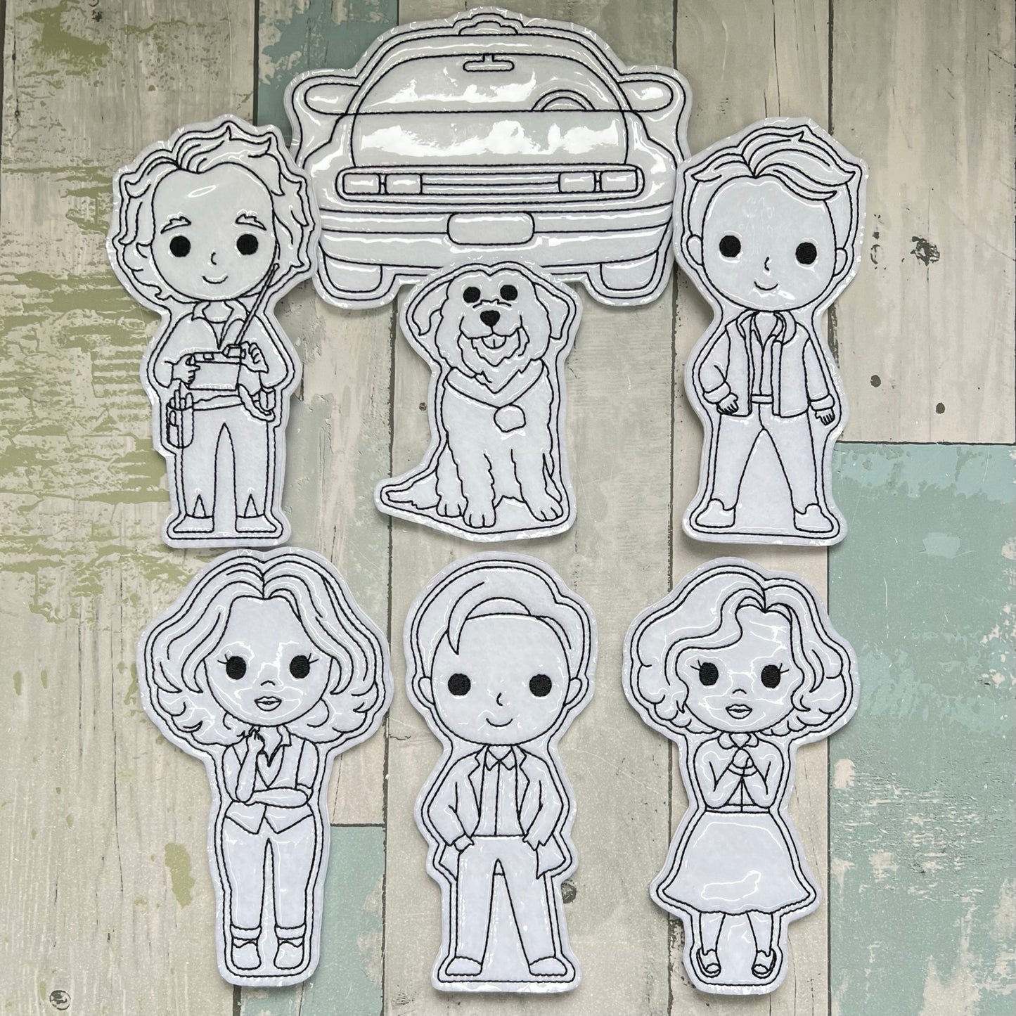 Time Traveling Friends Colouring Dolls