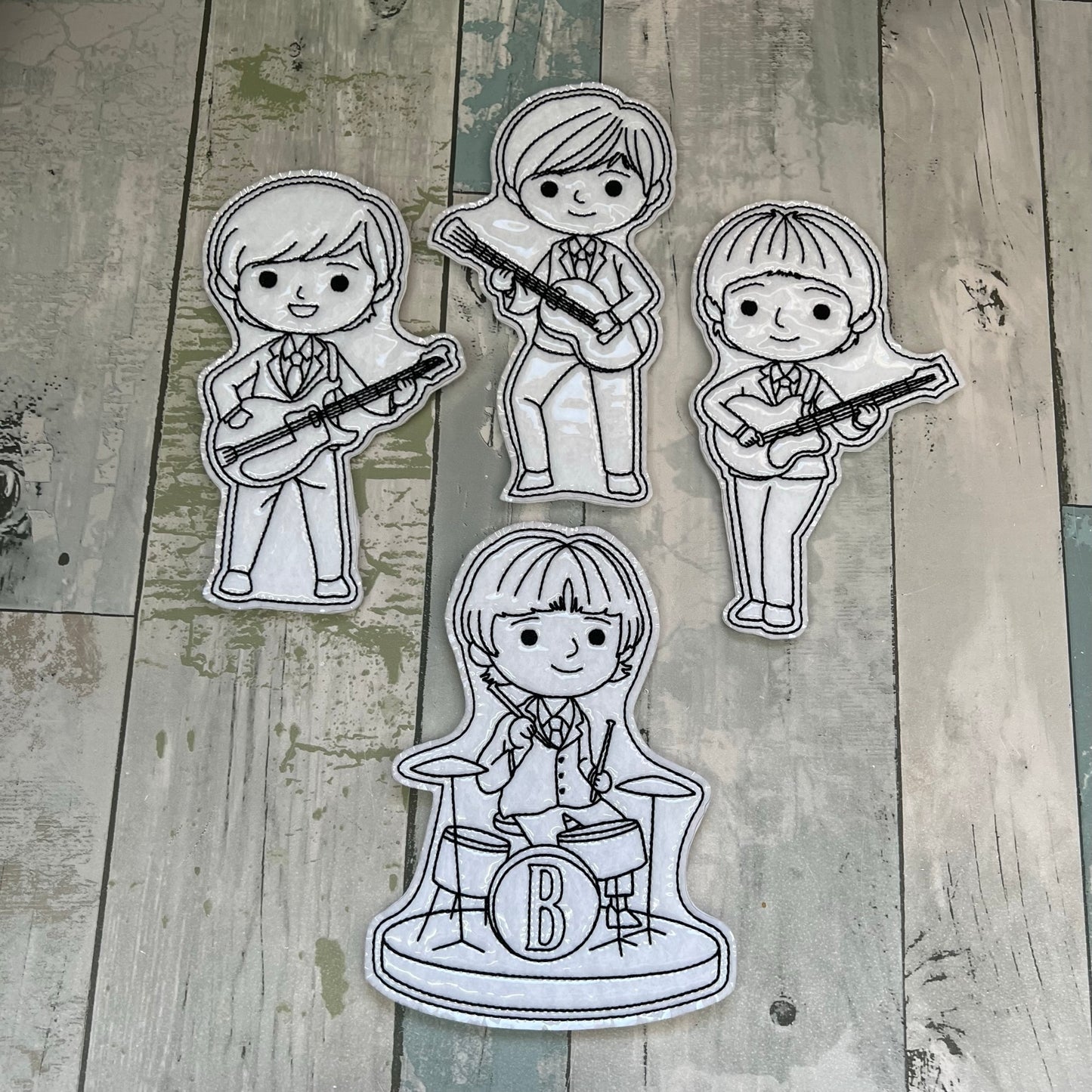 Music Set 1 Colouring Dolls