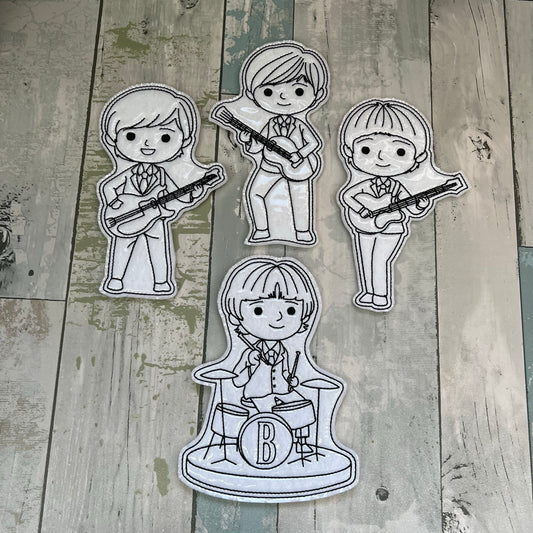 Music Set 1 Colouring Dolls