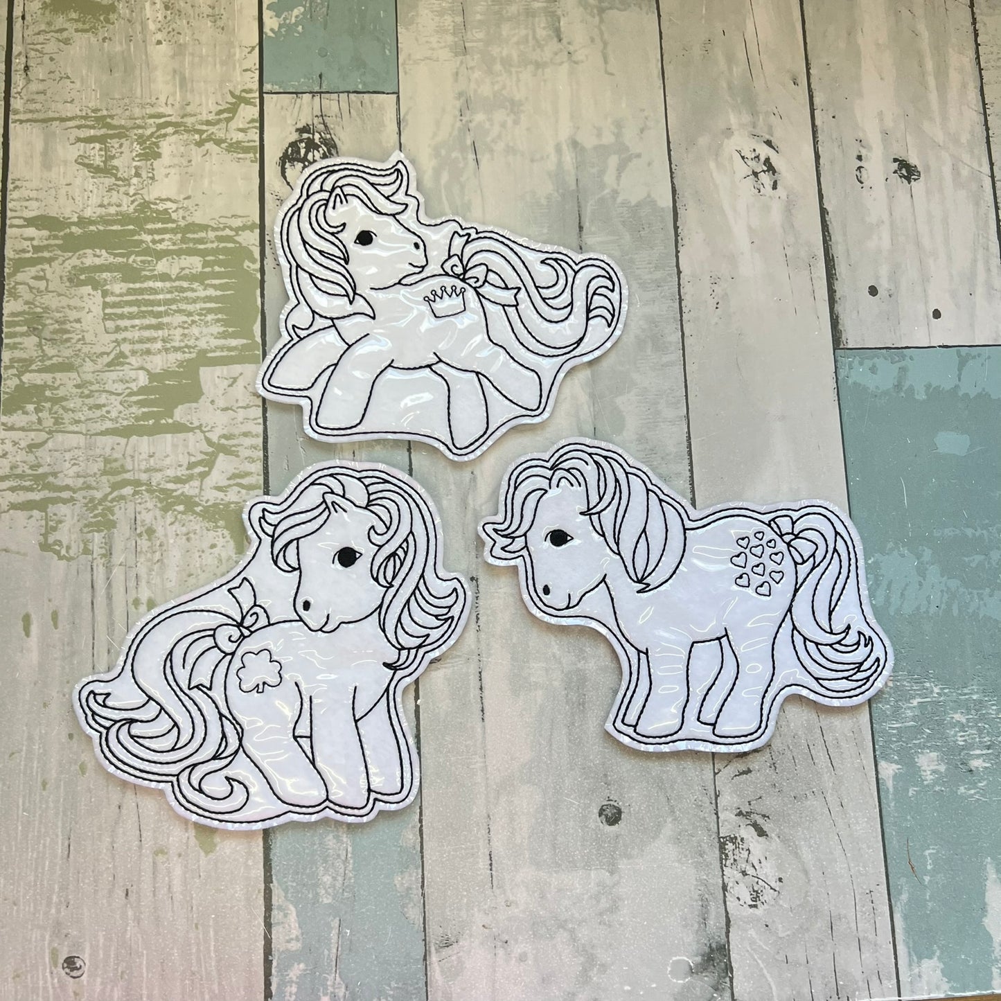 Horse Colouring Dolls