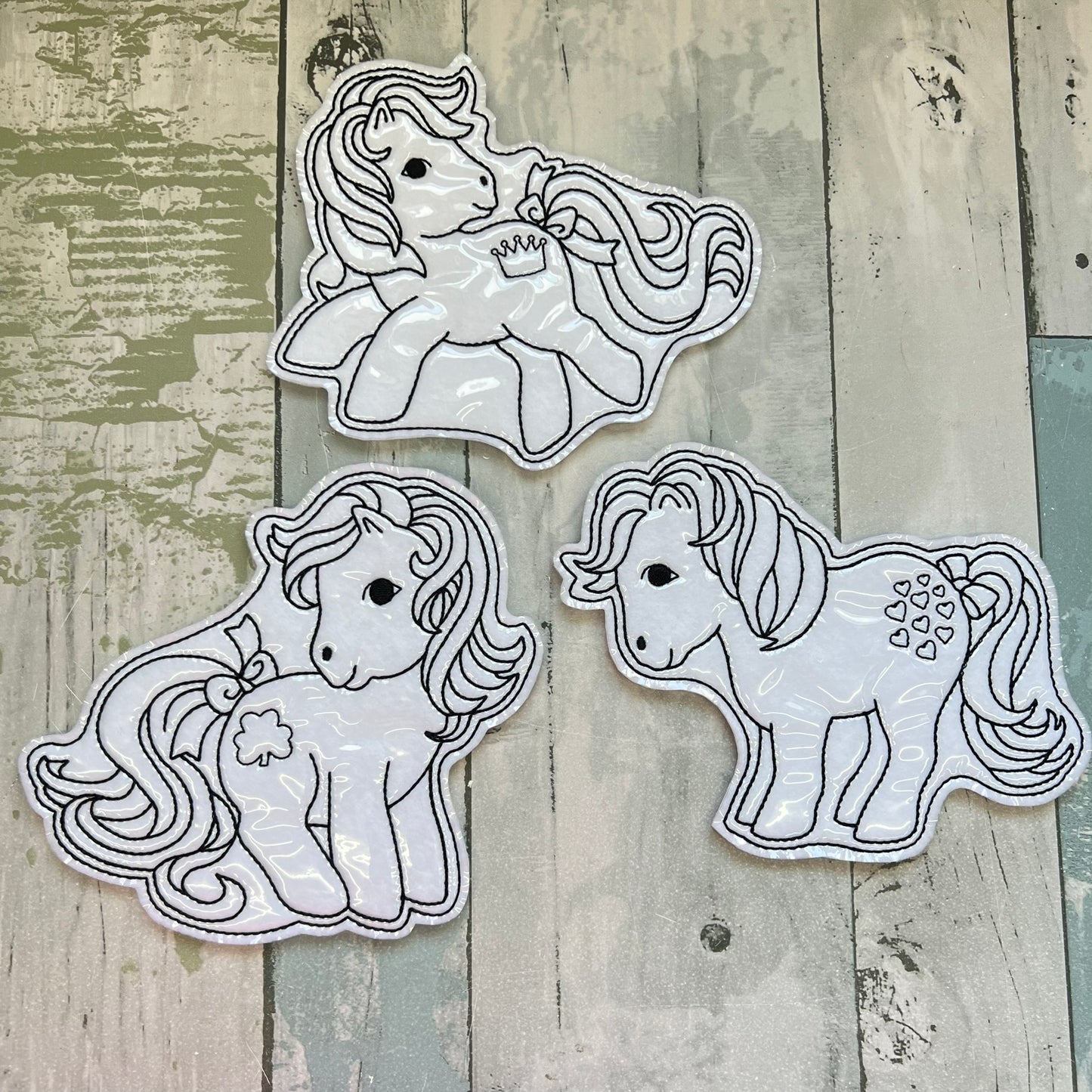 Horse Colouring Dolls