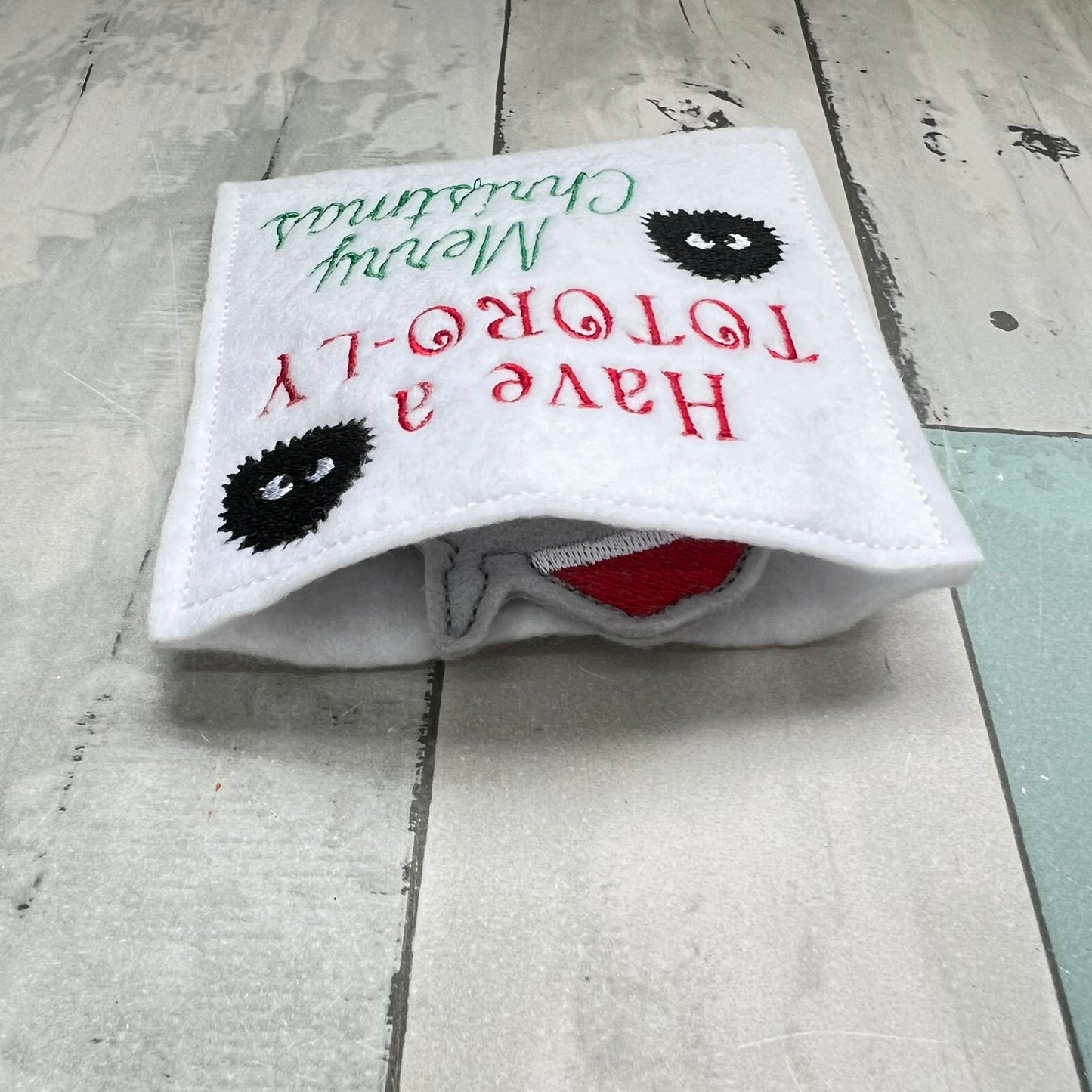 Character Cat Felt Finger Puppet with Pouch