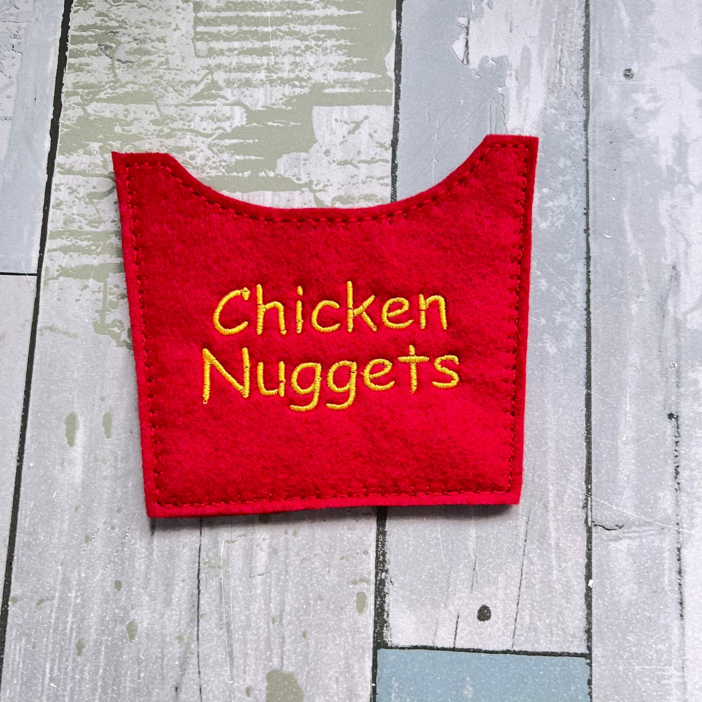 Chicken Nuggets Felt Play Food