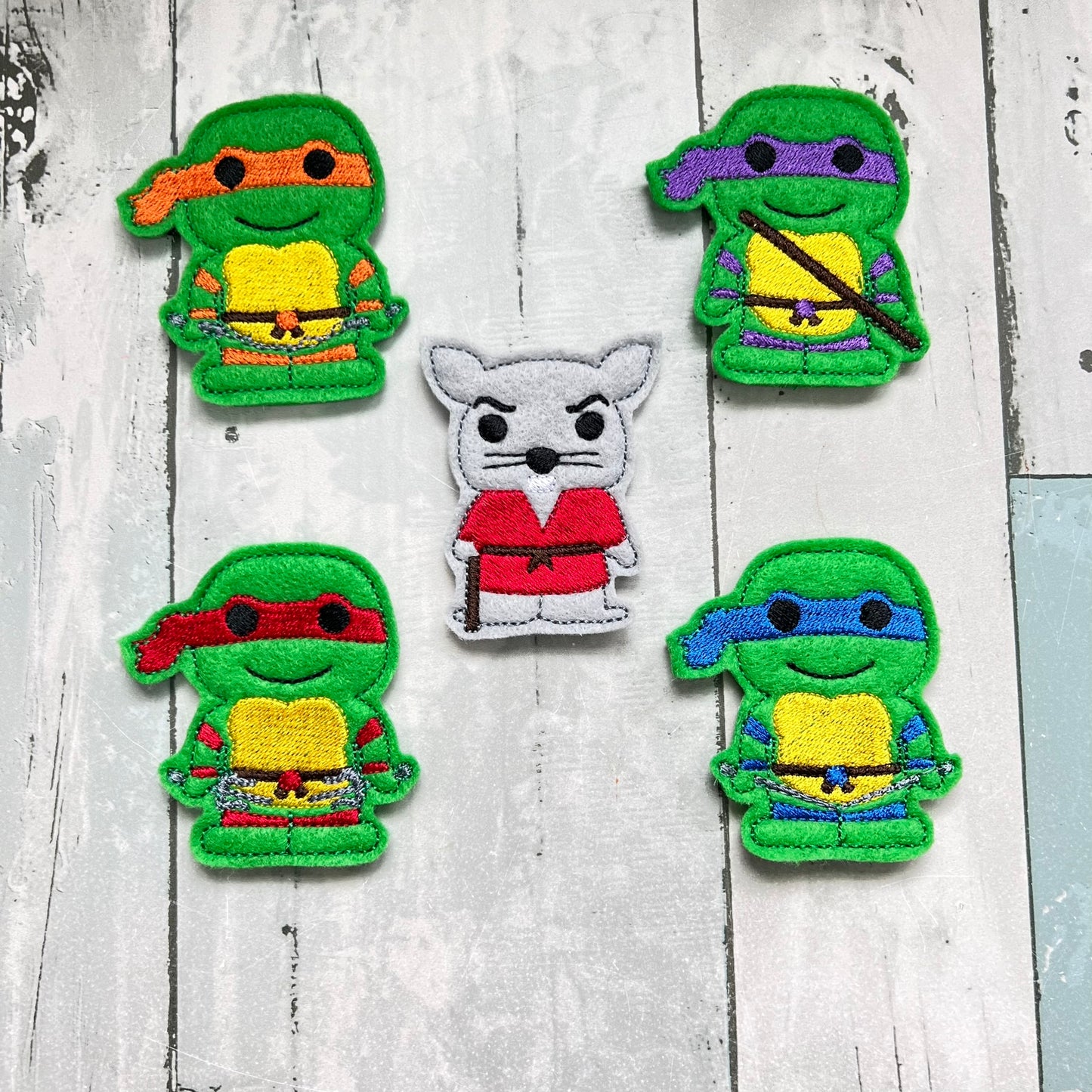 Sewer Dwellers Finger Puppets