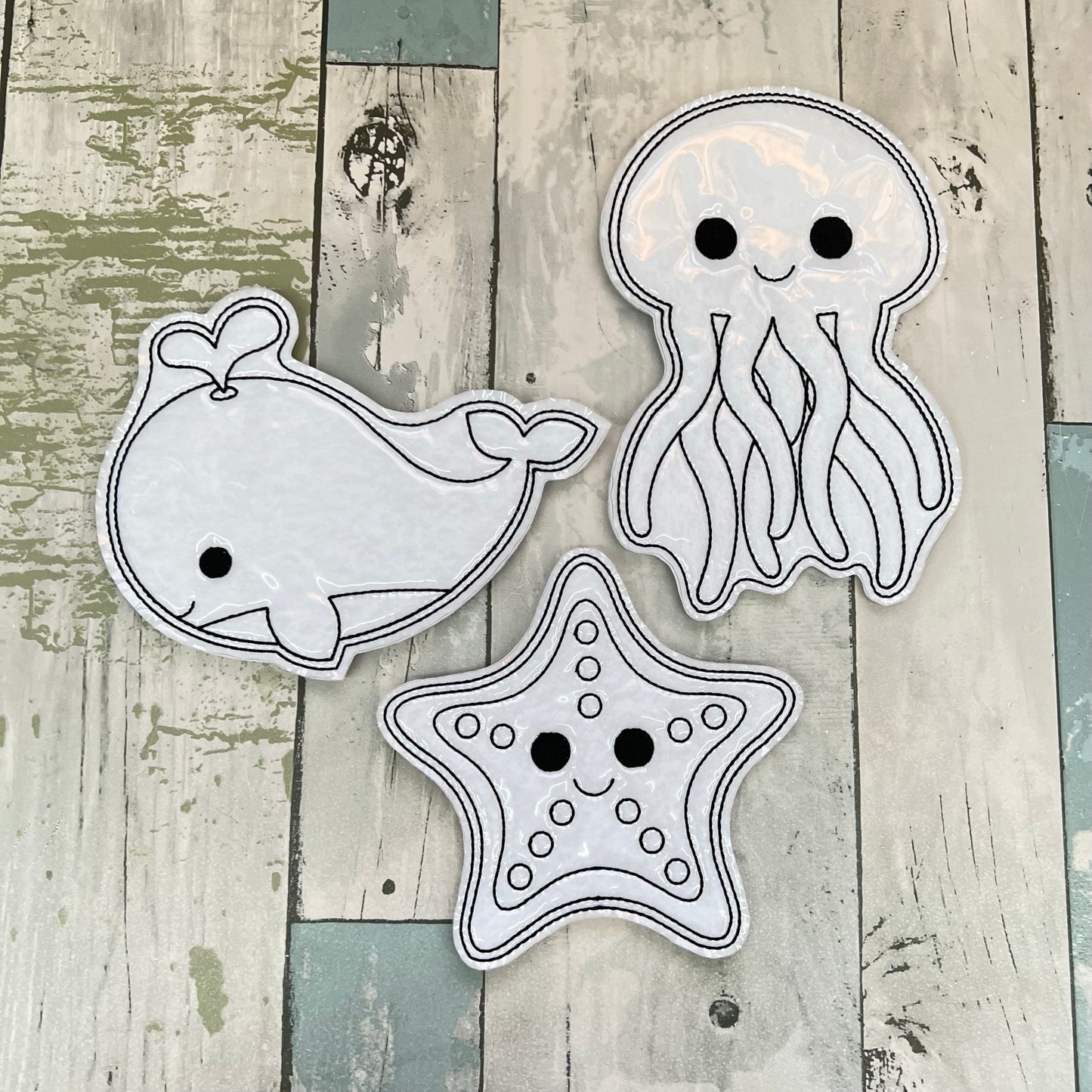 Ocean Colouring Dolls