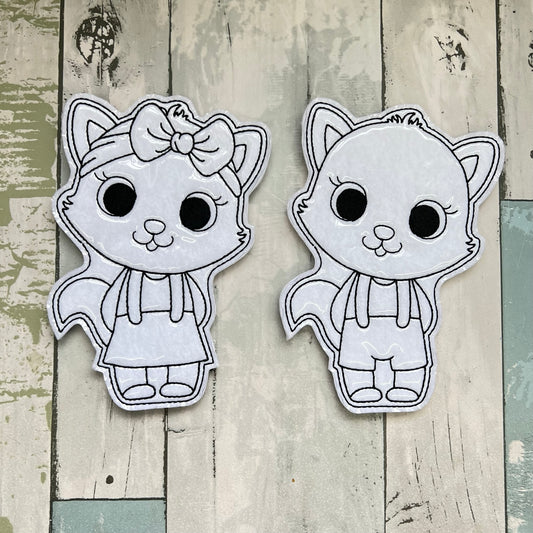 Kitty Kids Colouring Dolls