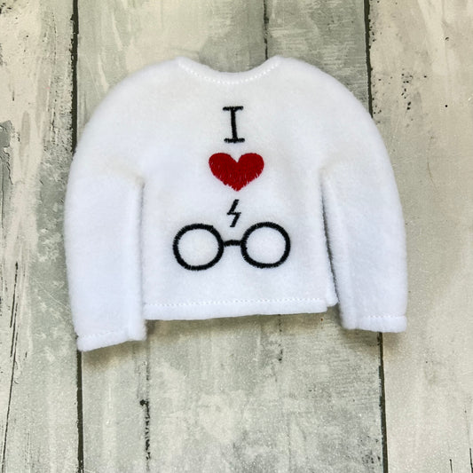 I Heart Wizard Elf Sweater