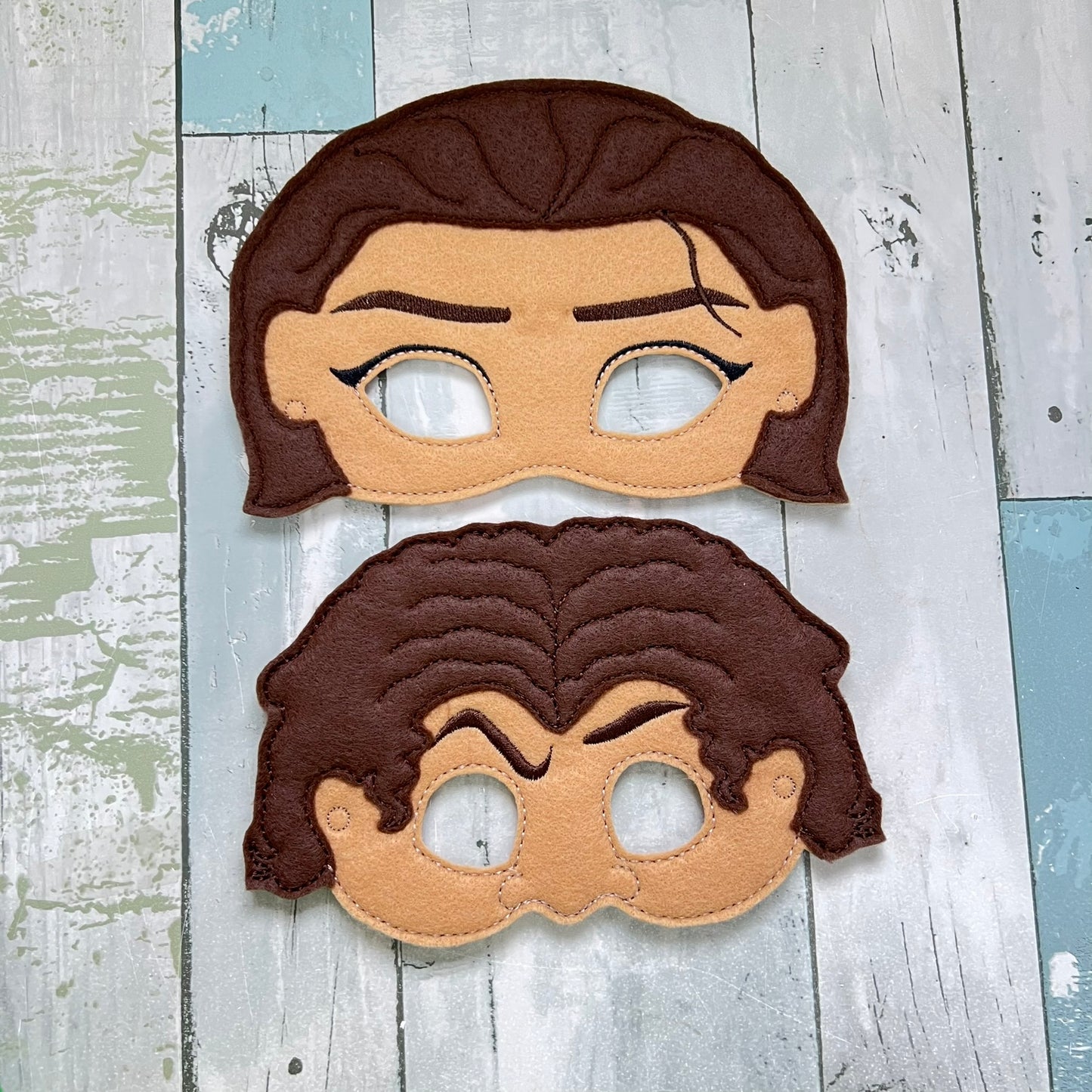 Island Princess Felt Play Masks