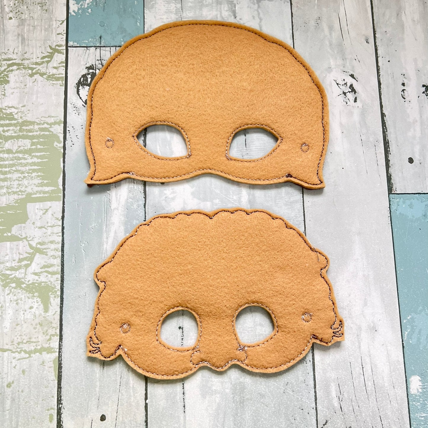 Island Princess Felt Play Masks