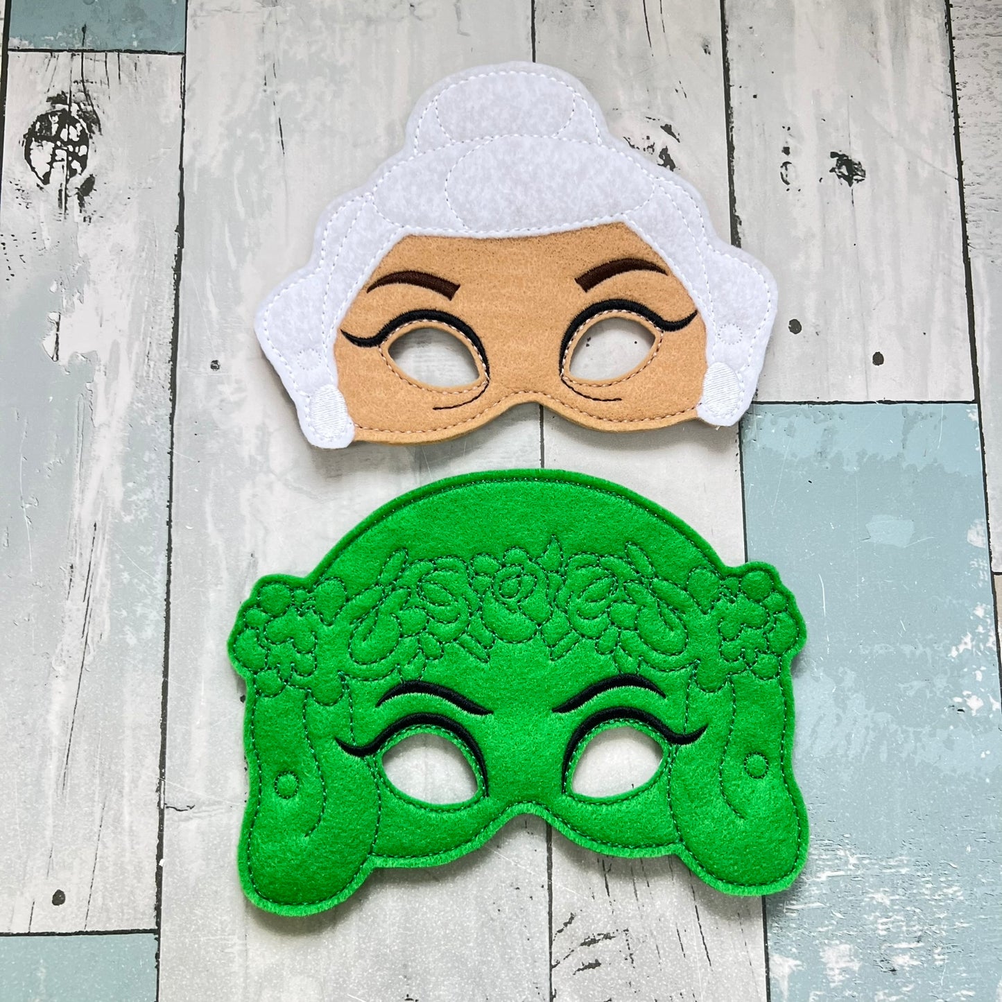 Island Princess Felt Play Masks