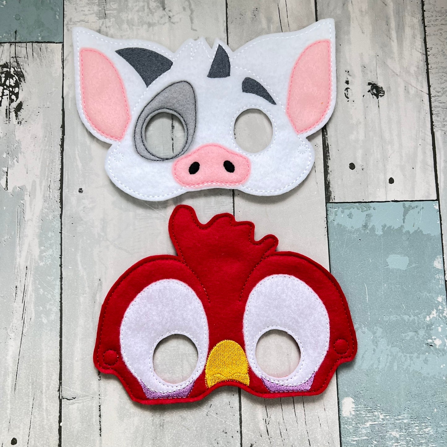 Island Princess Felt Play Masks
