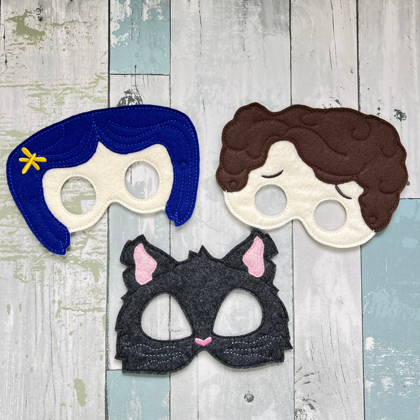 Secret Door Girl Masks Felt Play Masks