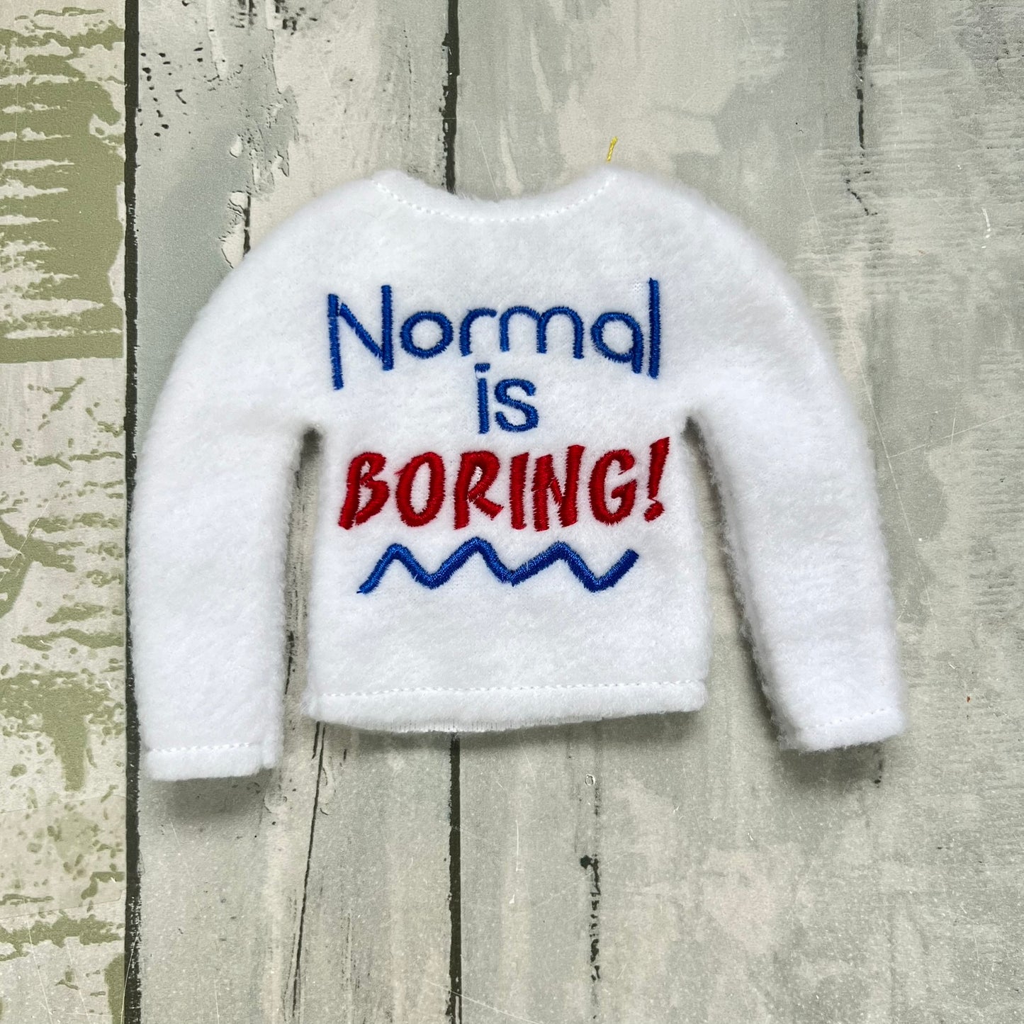 Normal Is Boring Elf Sweater