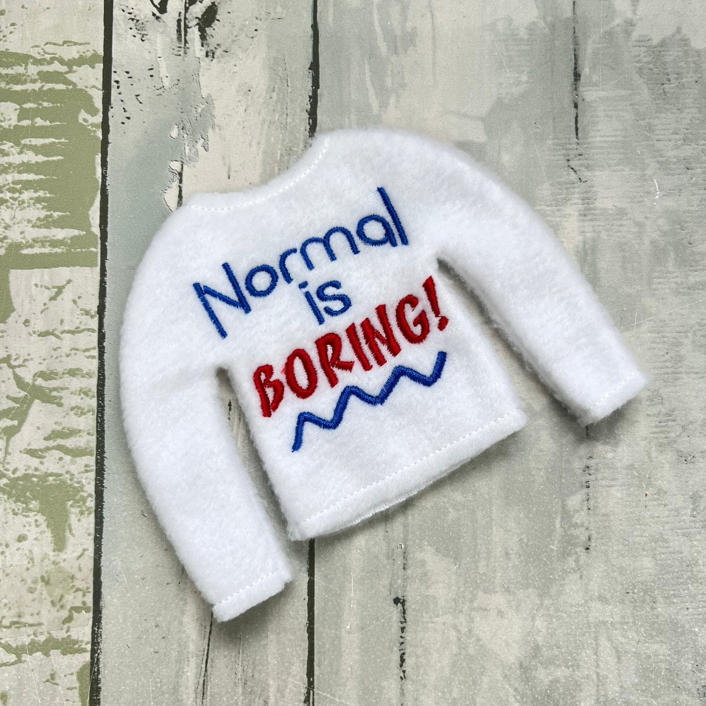 Normal Is Boring Elf Sweater