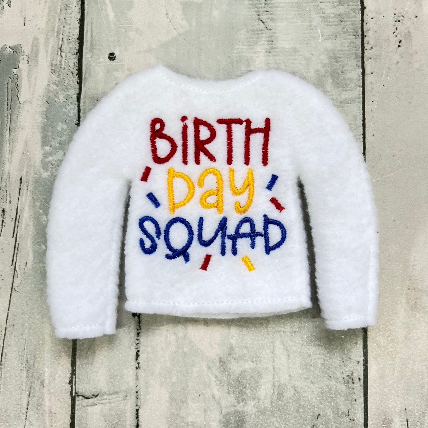 Birthday Squad Elf Sweater