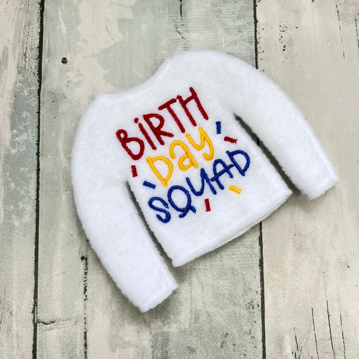 Birthday Squad Elf Sweater