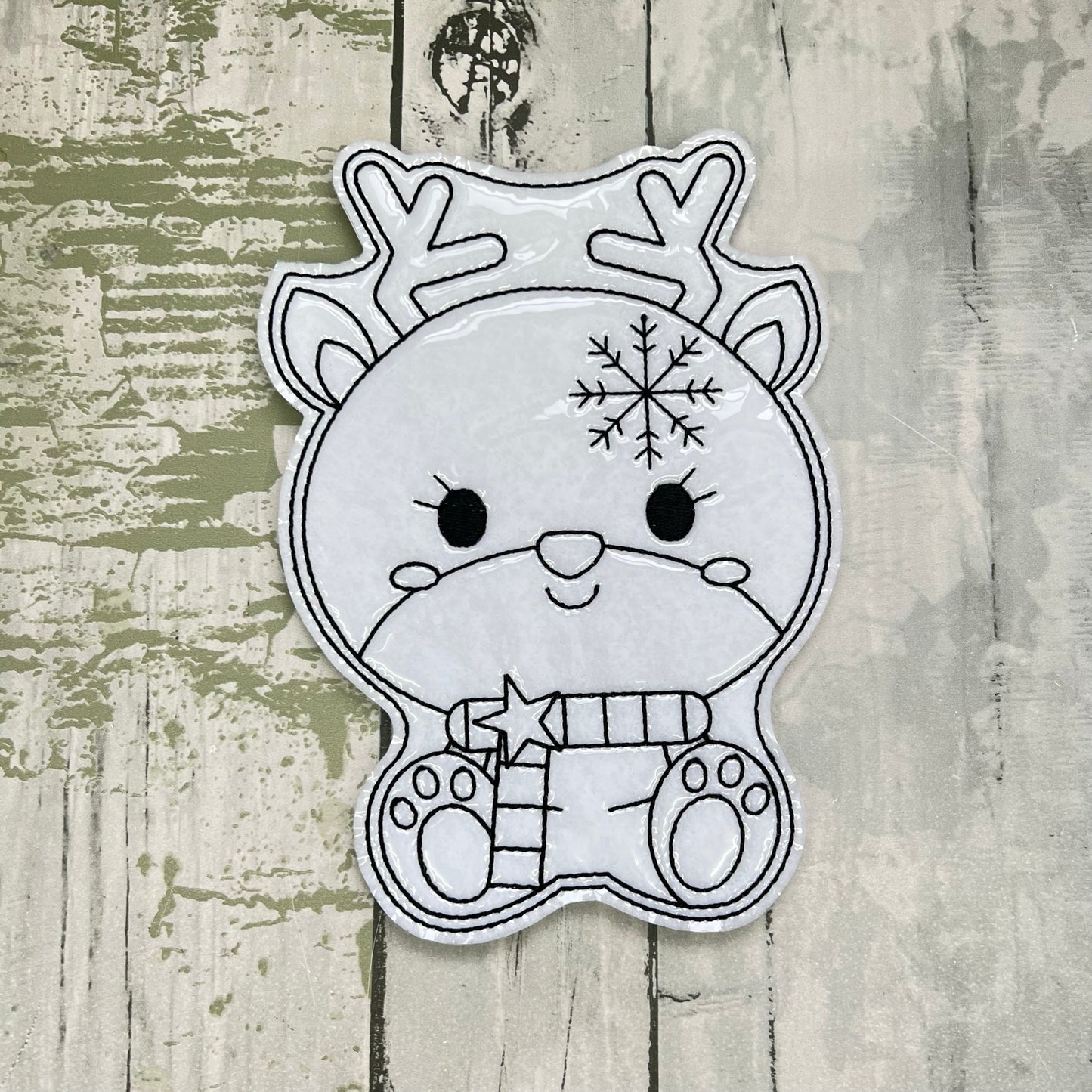 Reindeer Set 2 Colouring Dolls
