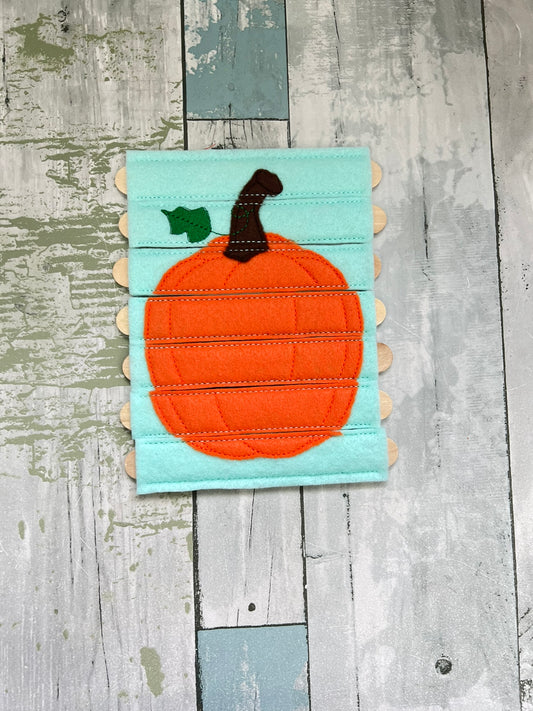 Pumpkin Felt Stick Puzzle
