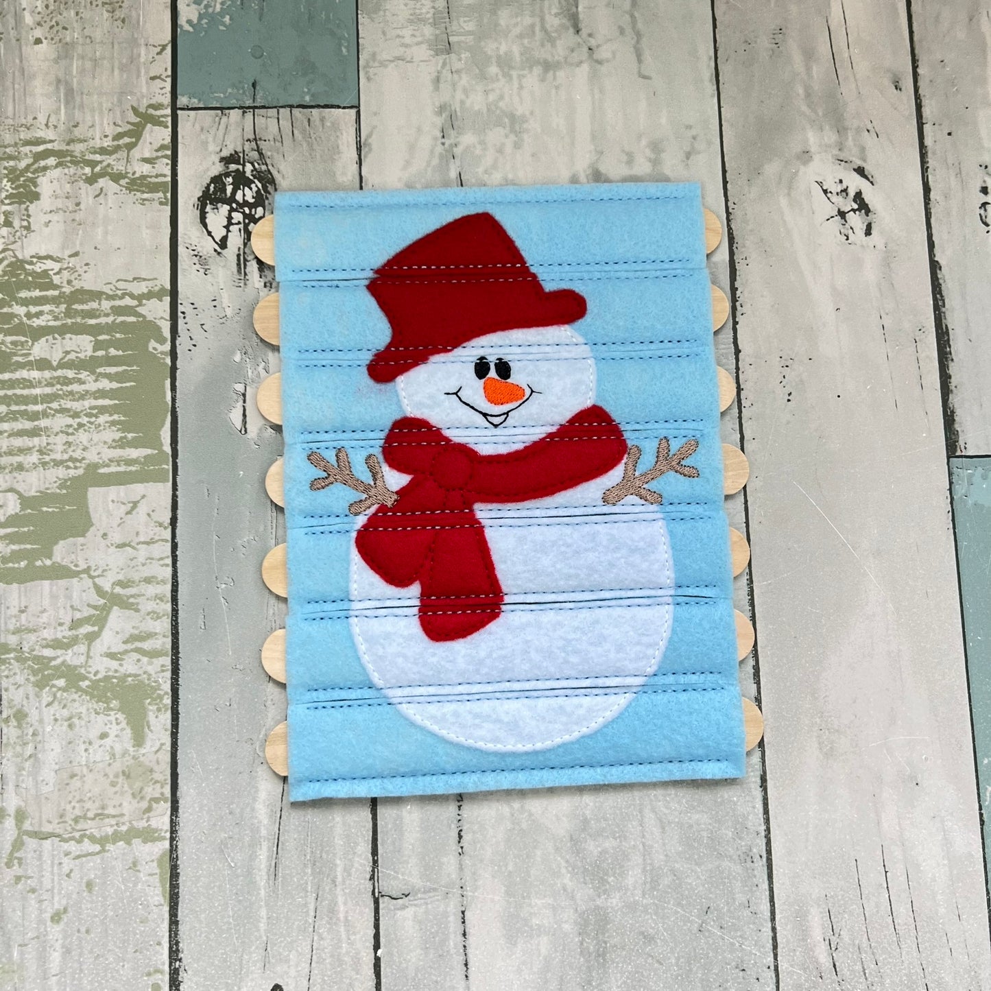 Snowman Felt Stick Puzzle