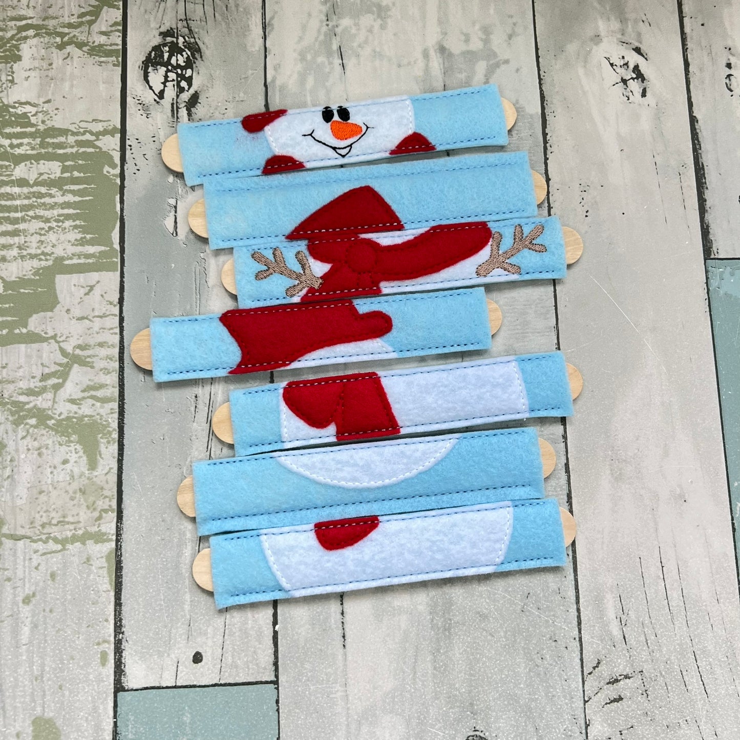 Snowman Felt Stick Puzzle