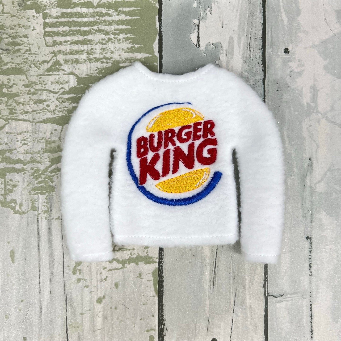 Fast Food Royalty Elf Sweater