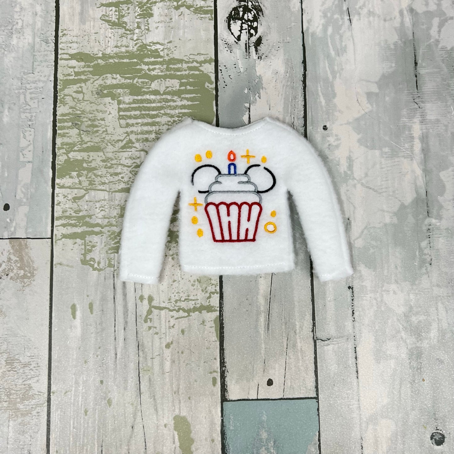 Doodle Cupcake Elf Sweater