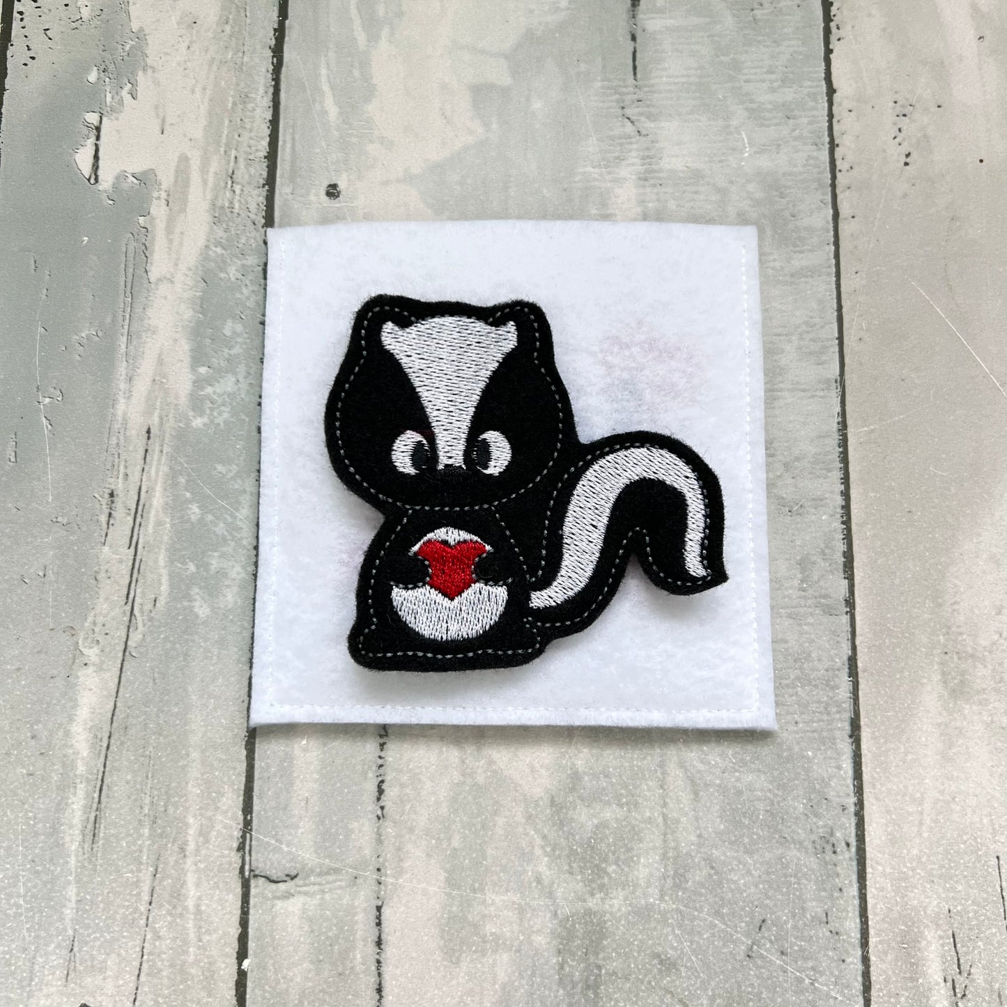 Love Stinks Felt Finger Puppet with Pouch