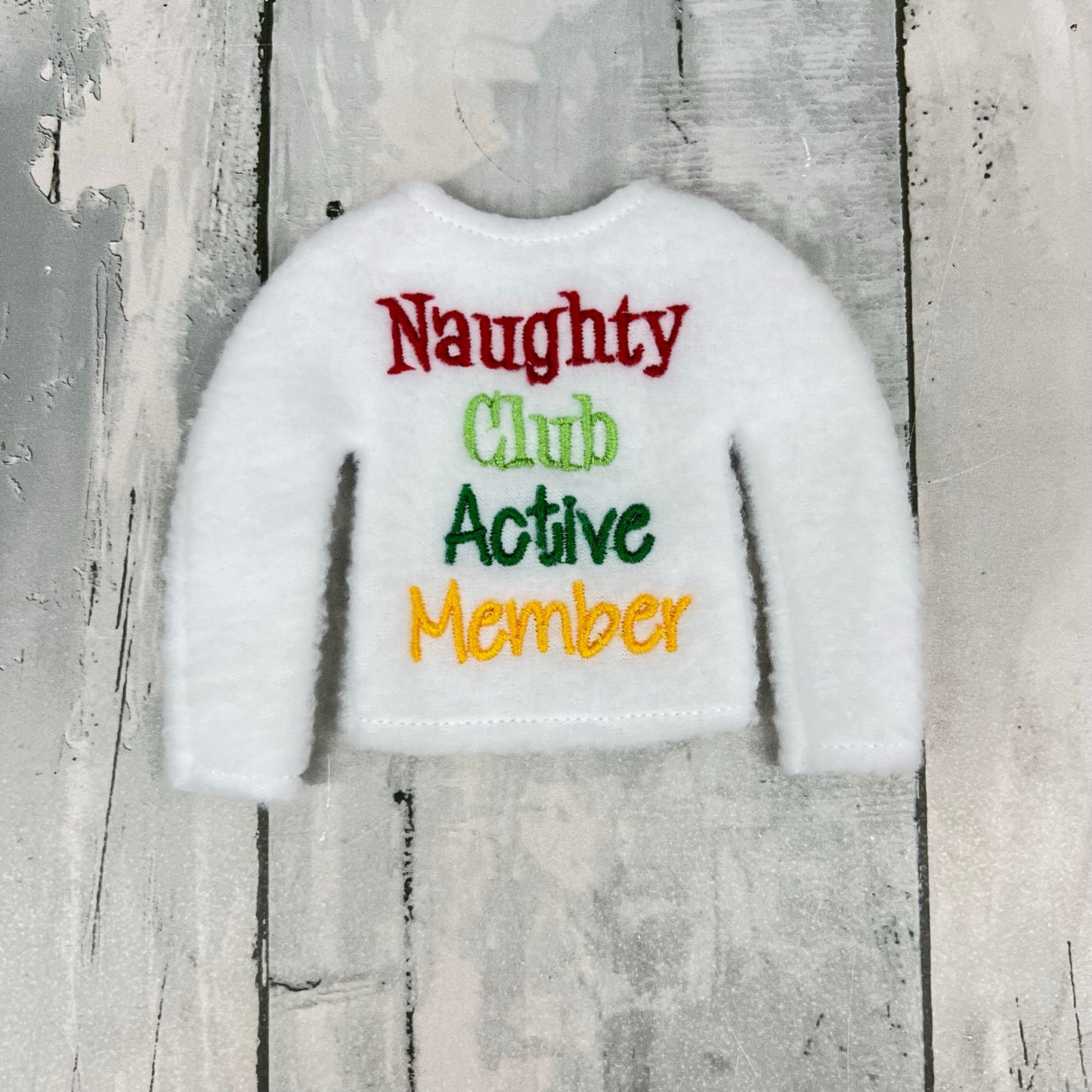 Naughty Club Active Member Elf Sweater