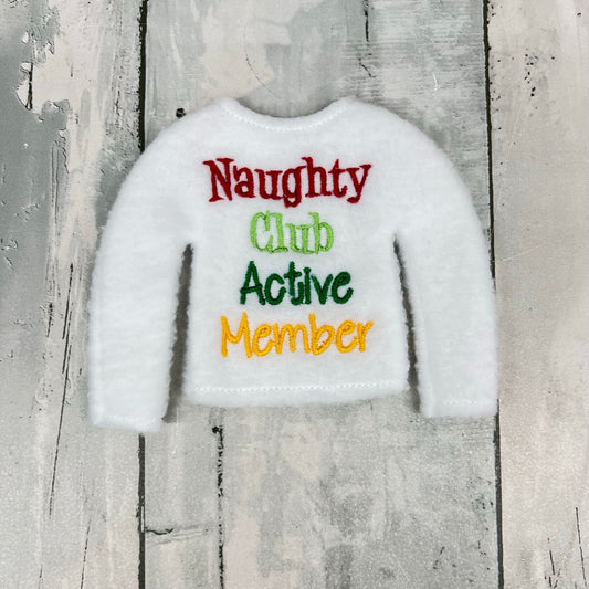 Naughty Club Active Member Elf Sweater