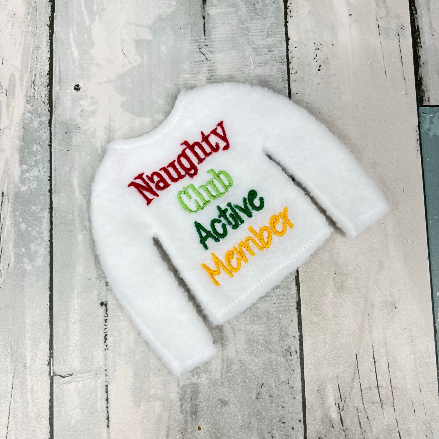 Naughty Club Active Member Elf Sweater