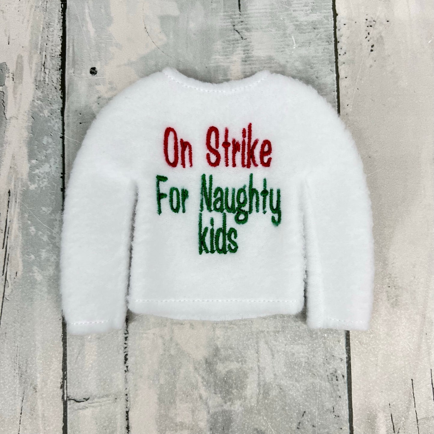 On Strike For Naughty Kids Elf Sweater
