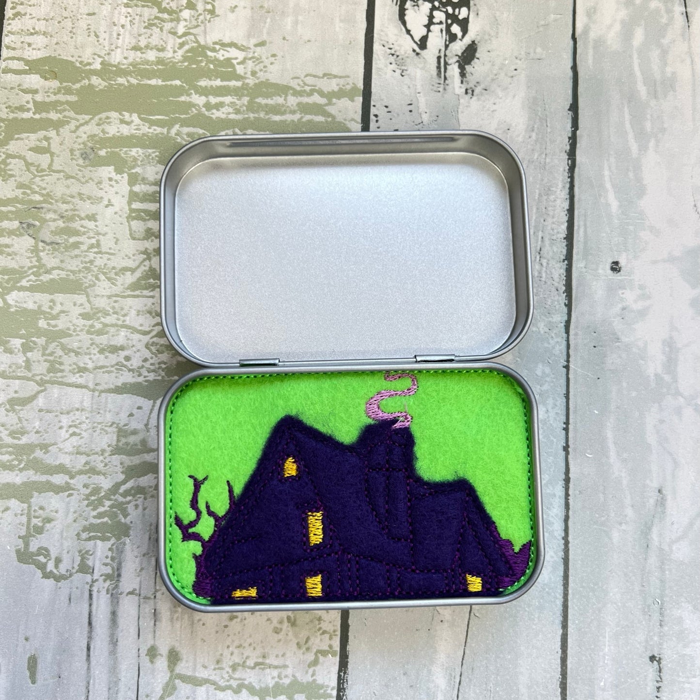 Witch Sisters Felt Pocket Play Set With Tin
