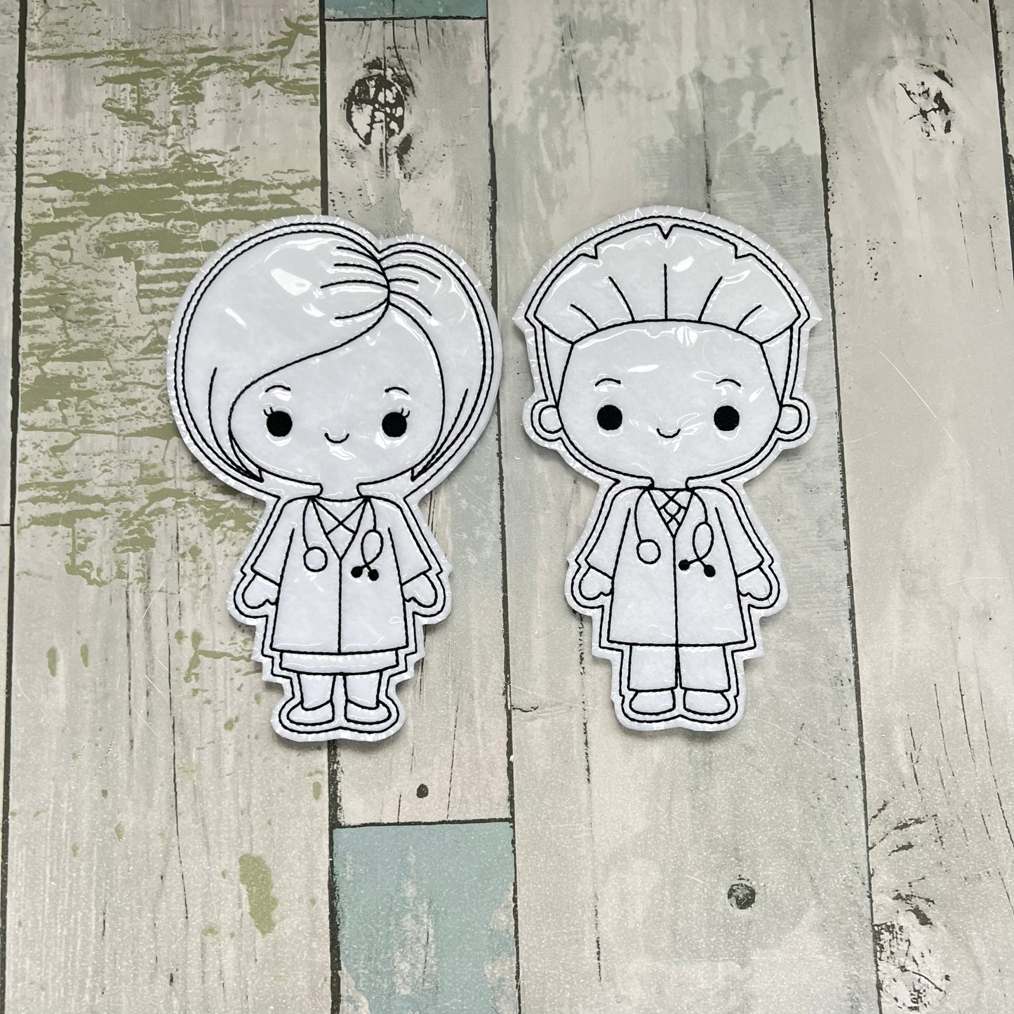 Hero Doctor Colouring Dolls