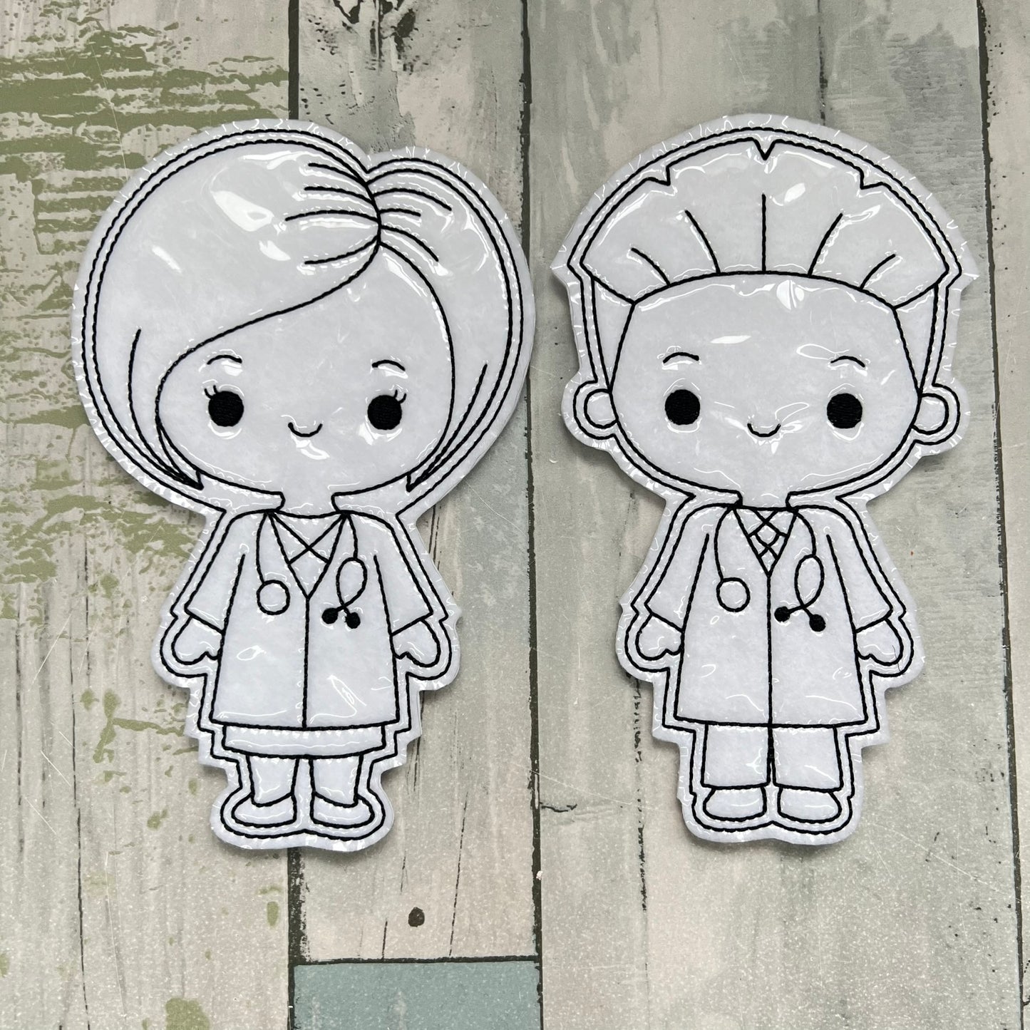 Hero Doctor Colouring Dolls