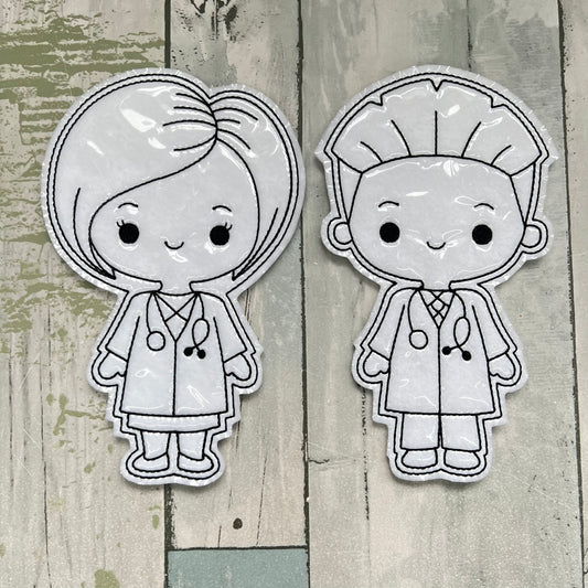 Hero Doctor Colouring Dolls