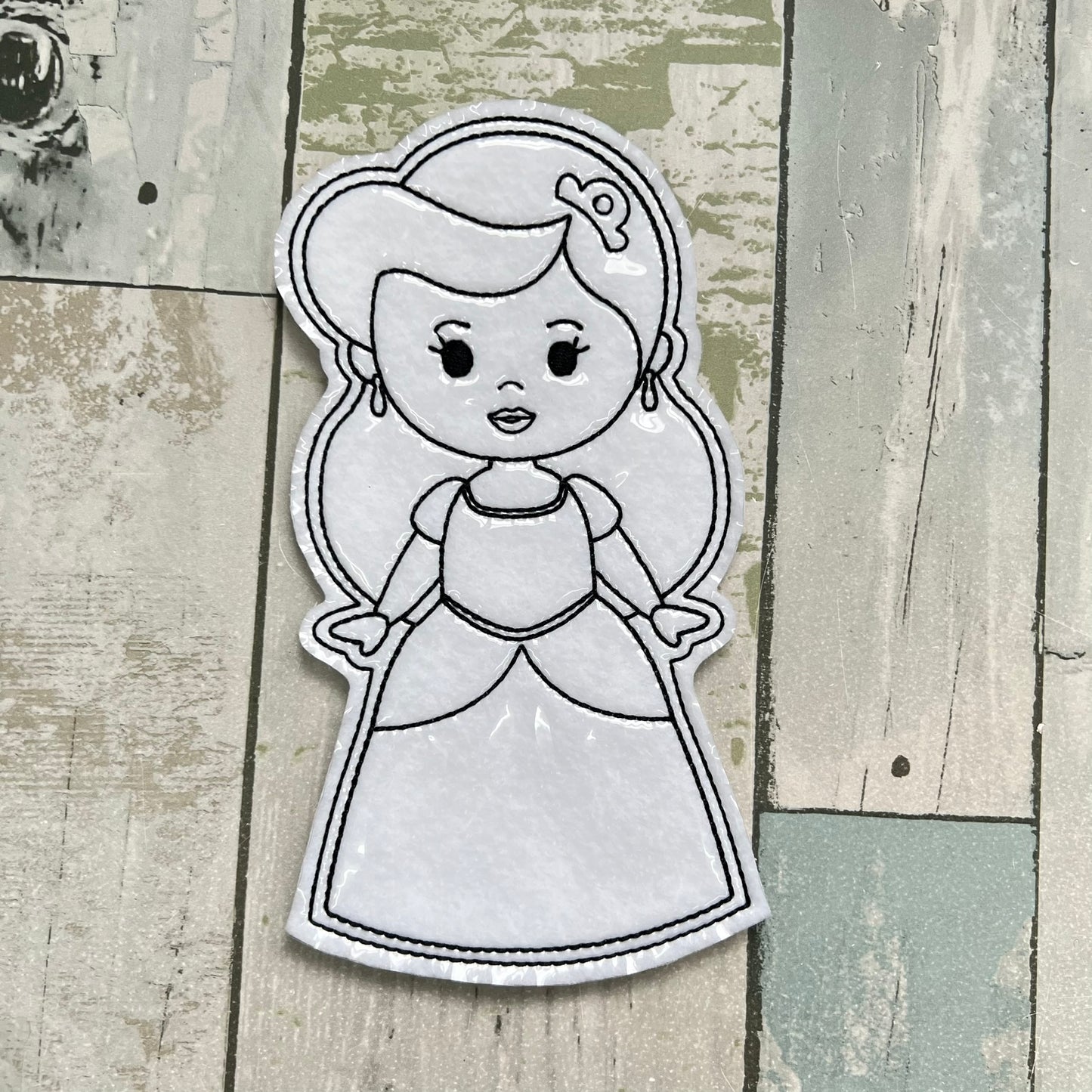 Princess Set 9 Colouring Dolls