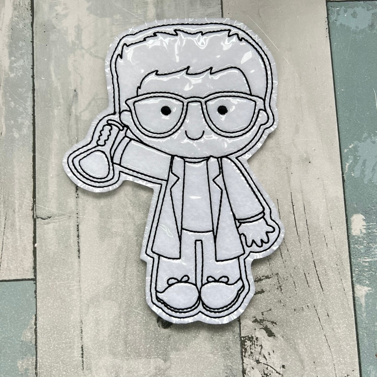 Science Colouring Dolls