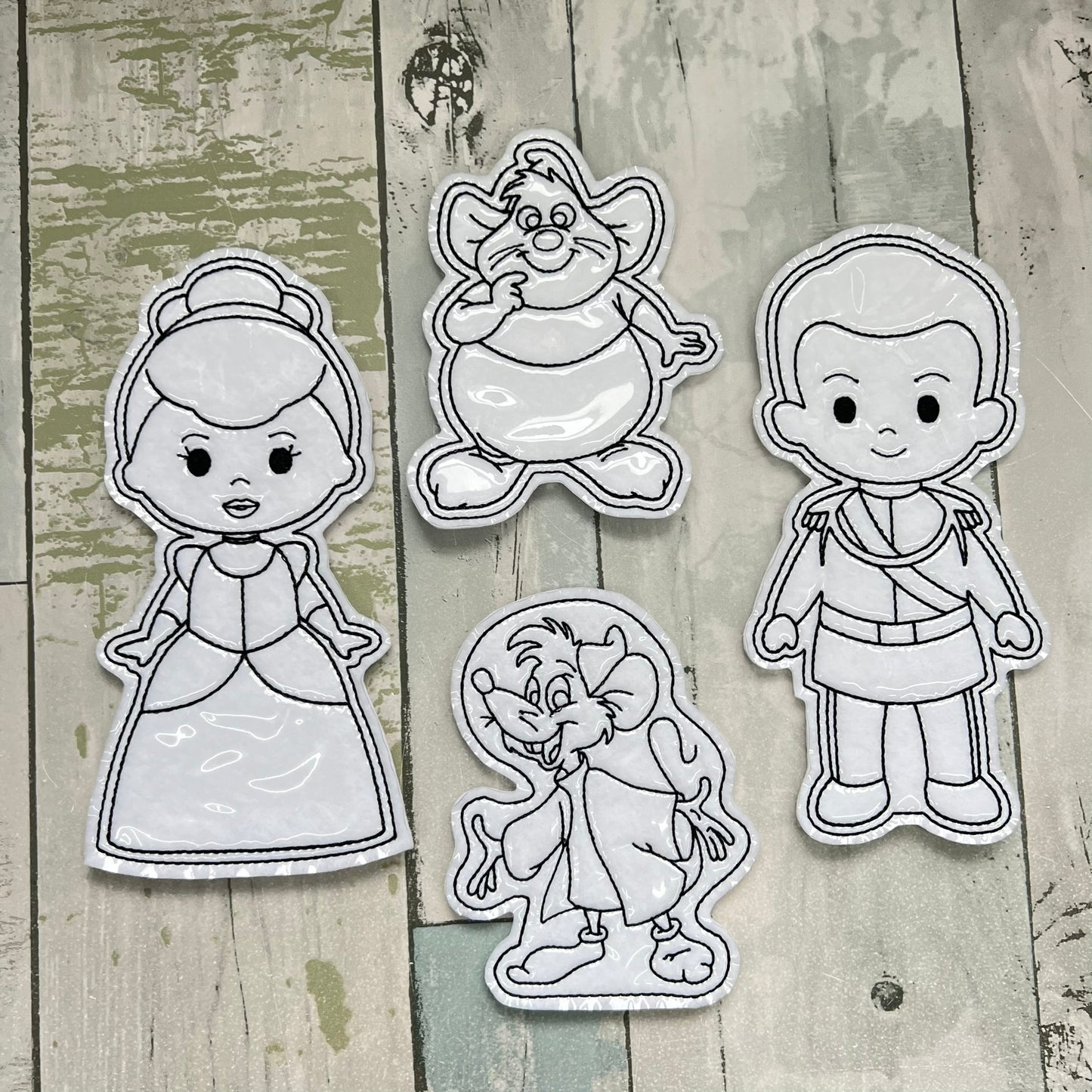 Princess Set 8 Colouring Dolls