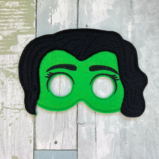 Green Cousin Felt Play Mask