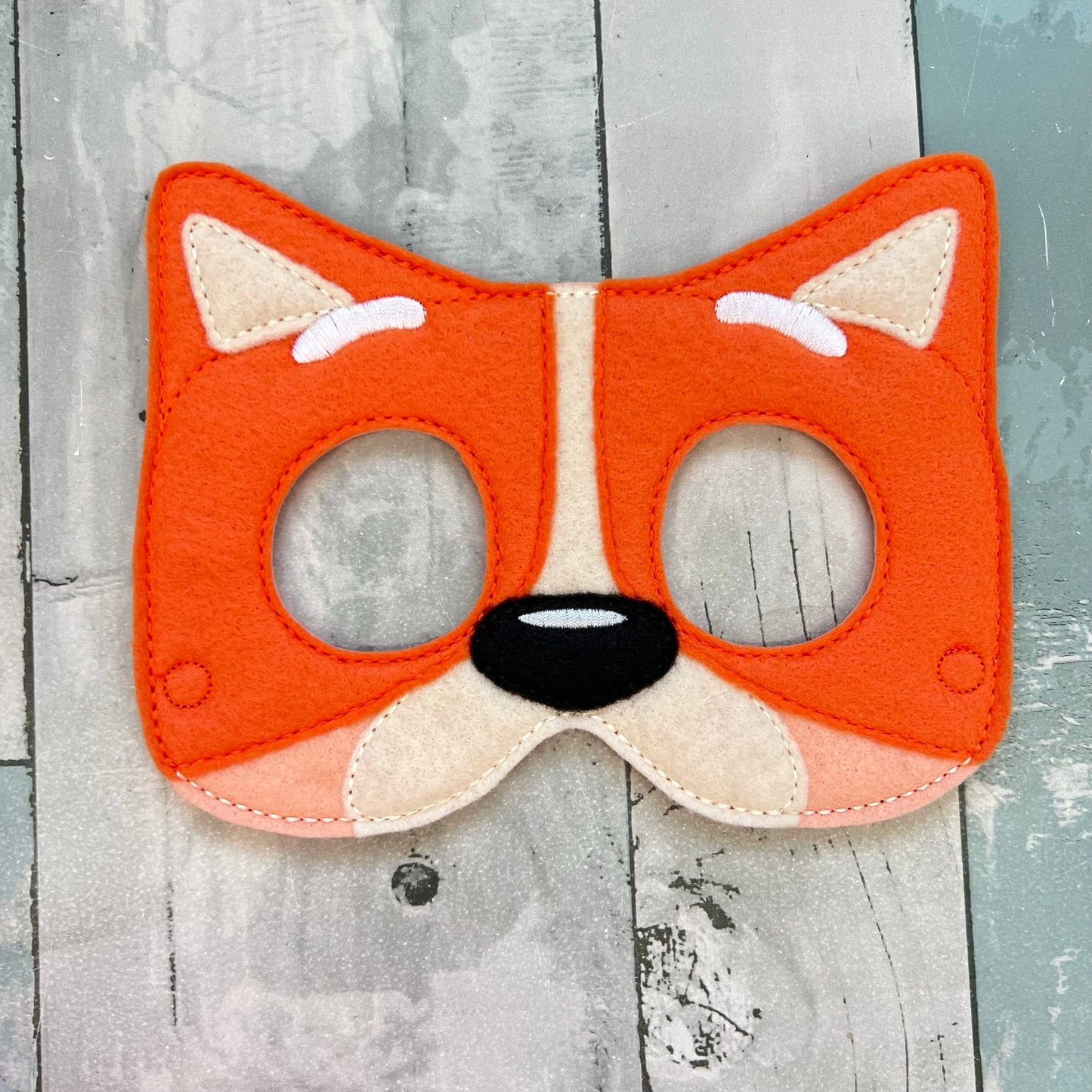 Sad Girl & Family Felt Play Masks