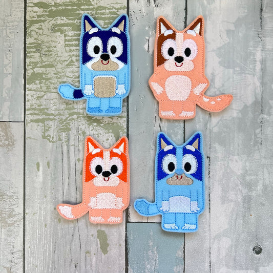Sad GIrl & Family Finger Puppets